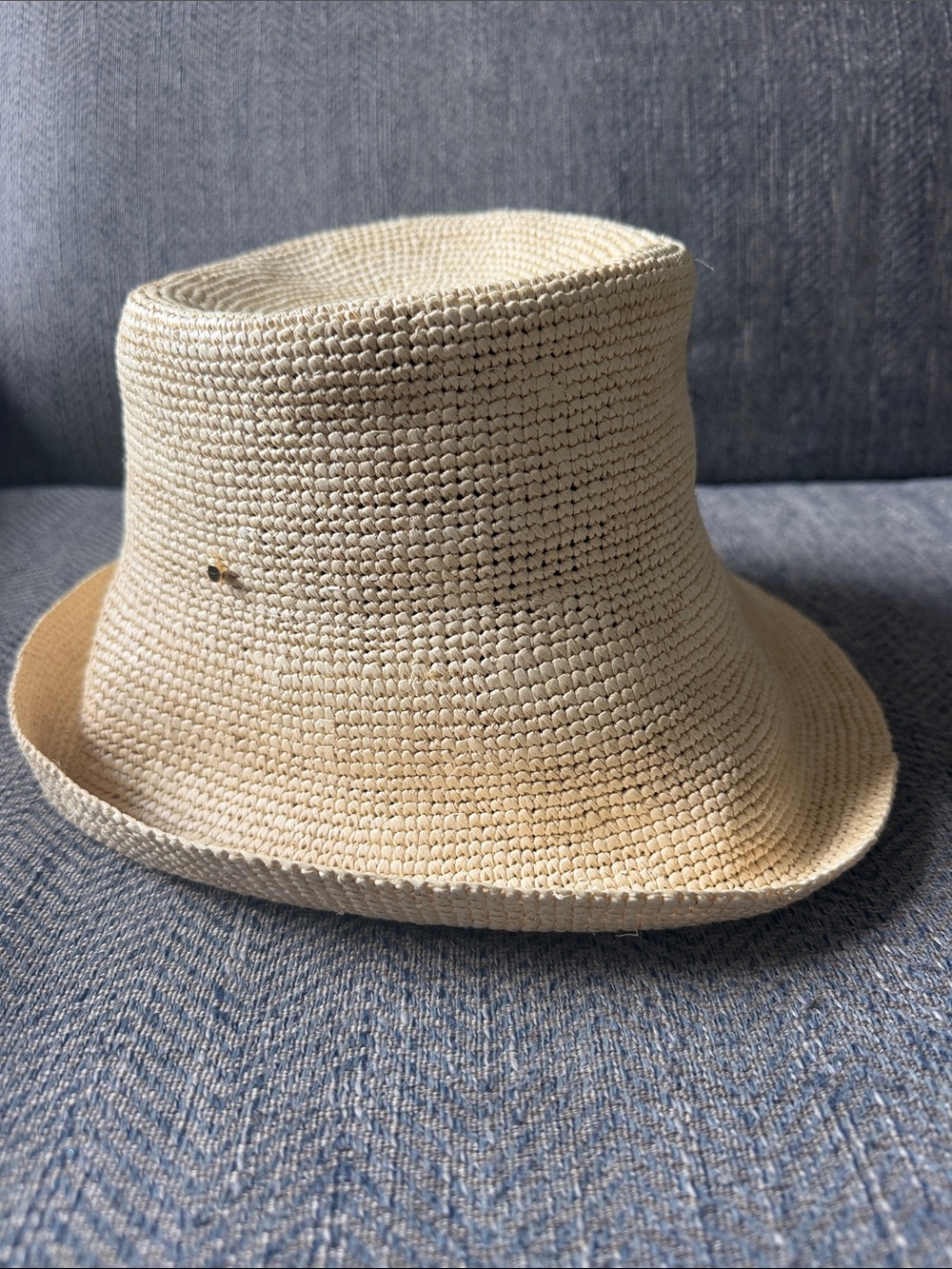 Cuyana Women’s Natural Straw Sun Hat Size: 56 - Picture 2 of 10